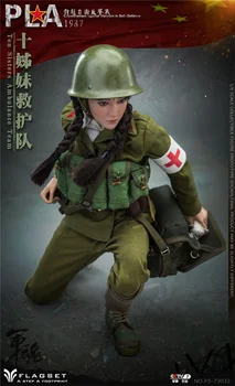FLAGSET FS73032 1 / 6th Karşı Saldırı karşı Vietnam Kendini Savunma Göğüs Asılı Çanta Modeli Bebek Asker Aksesuarları