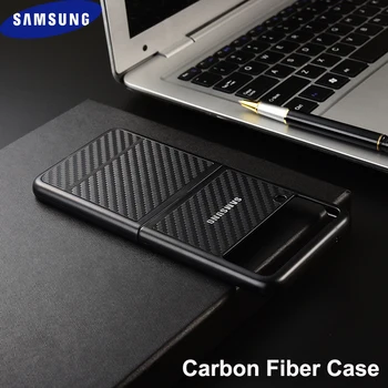 Katlanabilir Karbon Fiber telefon samsung kılıfı Galaxy Z Flip Flip3 5G Her Şey Dahil Koruma arka kapak Kabuk SM-F7110 SM-F7070