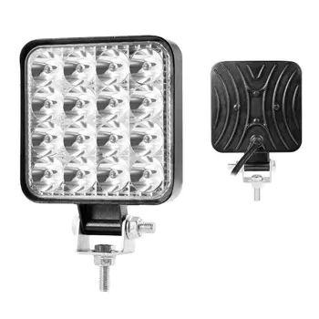 Mini LED 48 W LED iş lambası şeridi Kare Nokta Işın 24 V 12 V arazi arabası ışığı Bar Kamyon 4X4 4WD Araba SUV ATV IP67