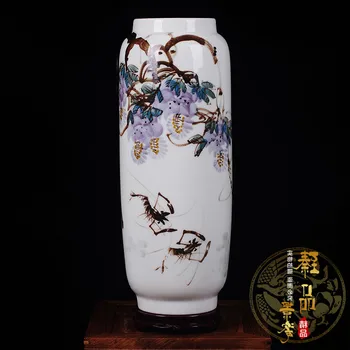 seramik Jingdezhen vazo hediyeler Yapin ünlü el-boyalı dekoratif porselen Ev Mobilya yeni oturma odası