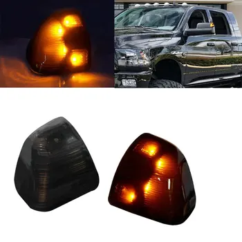 1 çift Füme Lens / Şeffaf Lens Amber Renk Amber LED Yan Ayna Sol Dönüş sinyal ışığı Dodge Ram 1500 2500 3500 4500 5500 İçin