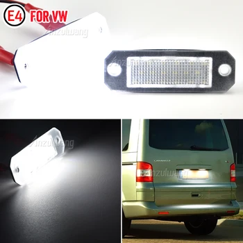 2 Adet Beyaz LED plaka aydınlatma ışığı Plaka Lambası VW Transporter İçin T5 2003-2015 T6 Caddy 2004-2017 İçin