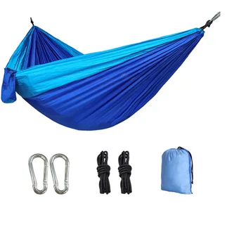 Louis moda taşınabilir hamak açık hamak survival Bahçe asılı uyku seyahat paraşüt kamp hamak çift kişi