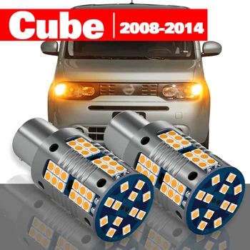 Nissan Cube için Z12 2008-2014 Aksesuarları 2 adet LED sinyal lambası 2009 2010 2011 2012 2013