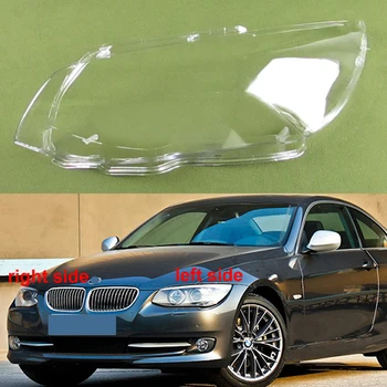 BMW için M3 E92 E93 2010 2011 2012 2013 İki kapılı Coupe Araba Aksesuarları Far Kapağı Abajur Lens Far Kabuk Pleksiglas