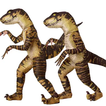 Cadılar bayramı çocuk Günü Sahne Performansı Parti Parti Jurassic Etçil Dinozor Şeytan Tyrannosaurus Velociraptor Kostüm