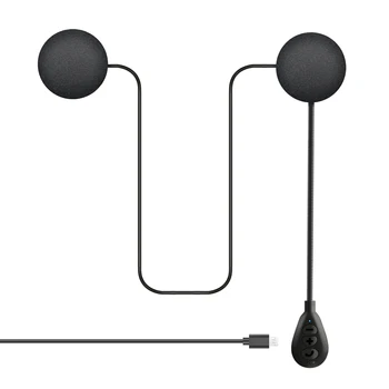 T6 Kablosuz BT Kulaklık Gürültü Azaltma Kask Kulaklık Stereo Müzik Kulaklık Cevap Telefon Otomatik Motosiklet İçin