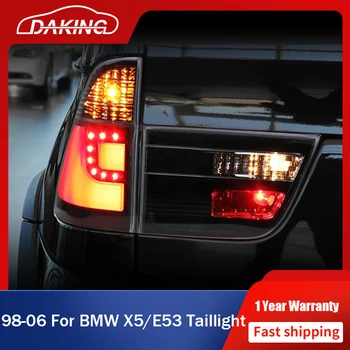 Araba LED Arka Lambaları Kuyruk İşık BMW X5 E53 1998 - 2006 DRL Arka Koşu Animasyon Fren Sis İşık Lambası Hareketli Dönüş Sinyali