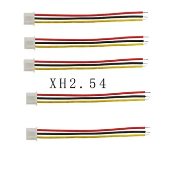 10 Takım JST XH2. 54 XH 2.54 mm Tel Kablo Konektörü 3 Pin Pitch Erkek Dişi Fiş Soket 10cm Tel Uzunluğu