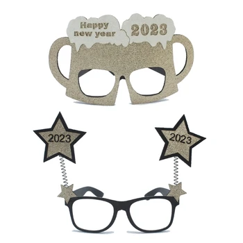 2023 Yeni Yıl Gözlükleri Yeni Yıl Partisi Gözlükleri Yeni Yılınız Kutlu Olsun Gözlükleri Maskeli Balo