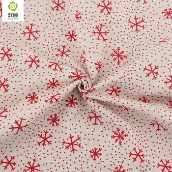 Baskı Noel Desen Pamuk Keten Kumaş DIY noel dekorasyon kumaşı Patchwork Perde Yastıkları,Yastıklar 145 * 50CM M73