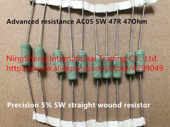 Orijinal yeni 100 % ithalat gelişmiş direnç AC05 5W 47R 47Ohm hassas 5 % 5W düz yara direnci (İndüktör)