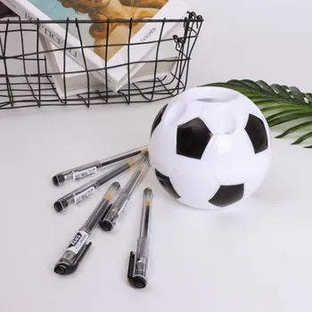 Futbol Şekli Aracı Malzemeleri Kalem kalemlik Futbol Şekli Diş Fırçası Tutucu Masaüstü Raf Masa Ev Dekorasyon Öğrenci Hediyeler