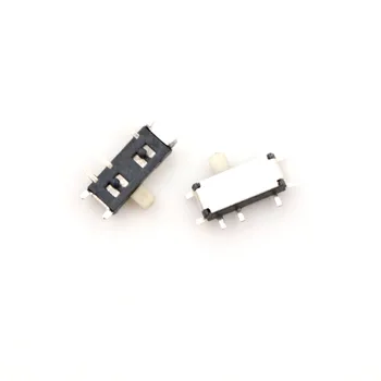 20 Adet / grup Mini Slayt 7 Pin Anahtarı On-OFF 2 Pozisyon Mikro Slayt Geçiş Anahtarı Minyatür Yatay Slayt Anahtarı SMD
