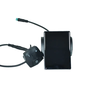 24V 48V otomatik ışık sensörü renkli elektrikli E-bisiklet TFT ekran Ebike için Bluetooth navigasyon haritası Desteği