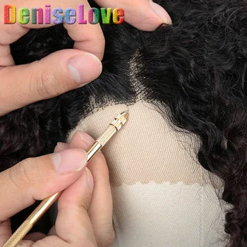 1 Takım tığ kanca Çekme Kanca İğneler Saç Uzatma Araçları tığ örgüler boncuklu postiş Looper saç boncuk iğne peruk yapımı için