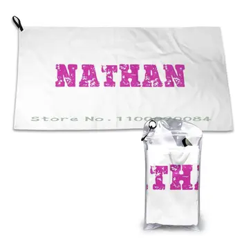 Nathan Adı Hızlı Kuru Havlu Spor Salonu Spor Banyo Taşınabilir Doğum Günü Nathan Nathan İçin Merhaba Benim Adım Nathan Nathan Doğum Günü Fikirleri