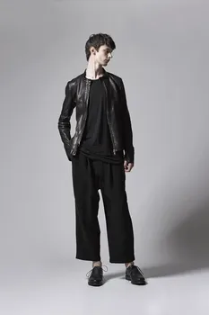 Erkek giyim Saç Stilisti moda Sokak hip hop Klasik İngiliz rahat harem pantolon artı boyutu şarkıcı kostümleri