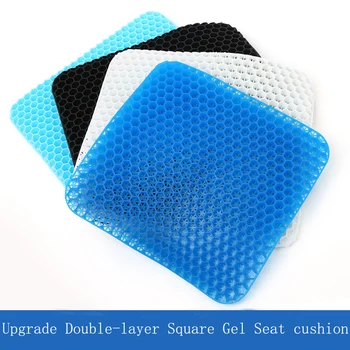 Yükseltme Esnek 3D buz pedi masaj jeli koltuk minderi bakıcısı petek araba kanepe halı koltuk minderi servikal sağlık ağrı