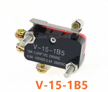 JWL1 - 11 15A 250VAC Silindir Kolu Kol SPDT NO/NC Anlık Mikro Anahtarları Kasnak V-15-1B5