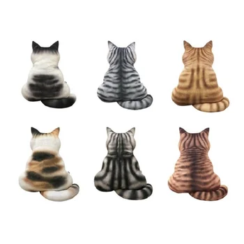 Yastıkları Kedi Gölge Şekli Yastıkları Ev Dekorasyon 45 cm Hayvanlar Meditasyon Yastıklar Dekoratif Yastıklar Kanepe Cojines Almofada