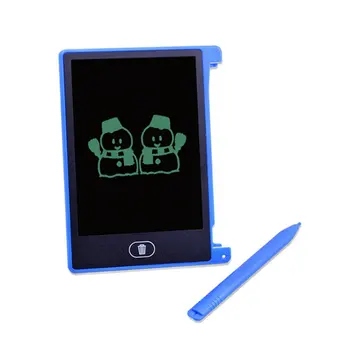 Siyah / BlueTablet LCD ışık enerjisi küçük tahta Çocuk boyama tahtası güvenli