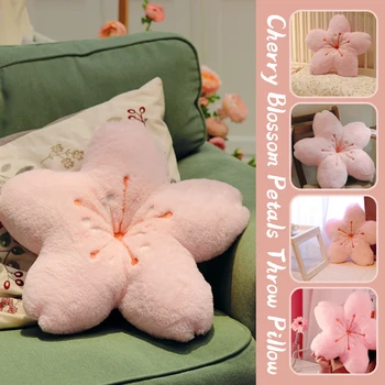 Petal Yastık Sakura Çiçek Şekli Yumuşak Sandalye koltuk minderi Cumba Tatami Oturma Odası Kanepe Atmak Yastık yatak odası dekoru Çocuklar Hediye