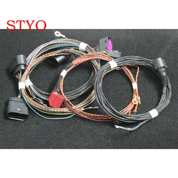 STYO Araba Otomatik Tesviye Aralığı LED Far Viraj AFS Tel + 10 ila 14 Pin Konnektör Adaptörü VW GOLF 7 İçin MK7 7.5 2013-2018