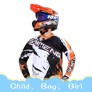 motokros yarışı dişli seti çocuk çocuk giyim öğrenci erkek çocuk kız Motosiklet 20/22/24/26/28 ATV MTB