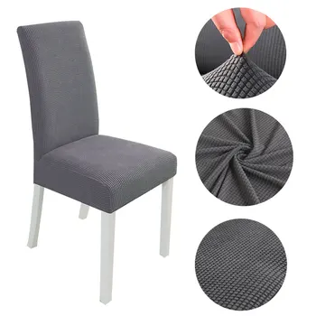 Homesick Modern Yemek sandalye kılıfı Geri Spandex sandalye kılıfı s Mutfak Ofis İçin Elastik Streç Sandalye Slipcover