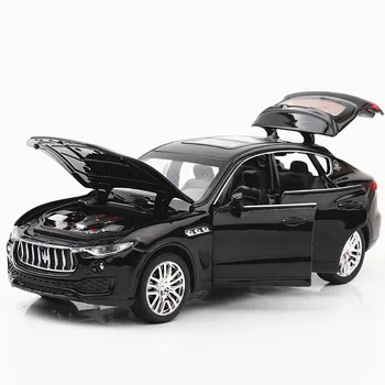1:32 Koleksiyon Araba Modeli Diecast Metal Siyah Oyuncak Araç Suv Geri Çekin Araba Kapıları Açık Alaşım Oyuncak Araba Çocuk Oyuncakları Dekorasyon Çocuk