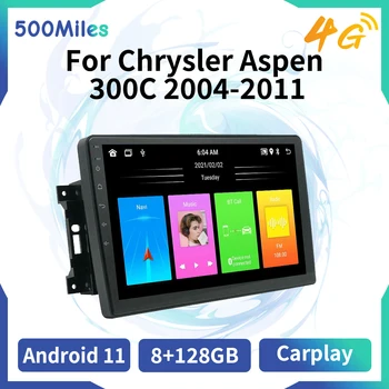 2 Din Android Araba Radyo Chrysler Aspen için 300C 2004-2011 Araba Stereo GPS WİFİ Navigasyon Autoradio Multimedya Oynatıcı Kafa Ünitesi