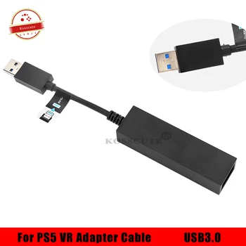 1/2 ADET USB3. 0 VR PS5 Kablo Adaptörü VR Konektörü Mini Kamera Adaptörü Sony PlayStation 5 İçin PS5 Oyun Konsolu Dropshipping