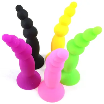 Mini Yapay Penis Anal Plug Erkek Masturbator Butt Plug Yetişkin Seks Oyuncakları Erkekler Kadınlar için Anüs prostat masaj aleti Yapay Penis