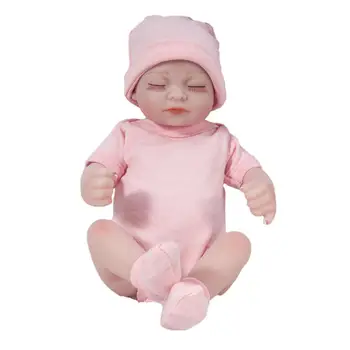 Reborn Yenidoğan Bebek Yumuşak Vücut Bebek Bebek Oyuncak Gerçek Hayat Bebek Kız Bakmak Gerçek Gerçekçi Reborn Bebek Bebekler İle El-boyalı 