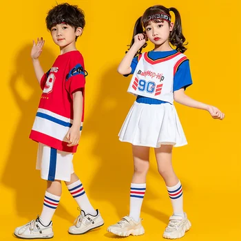 Çocuk Amigo Performans Giyim Erkek ve Kız Amigo Performans Giyim Anaokulu Öğrenci Sınıf Elbise