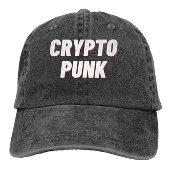 Ayarlanabilir Düz Renk beyzbol şapkası CryptoPunks NFT Yıkanmış Pamuk NFT CryptoPunk YABC Spor Kadın Şapka