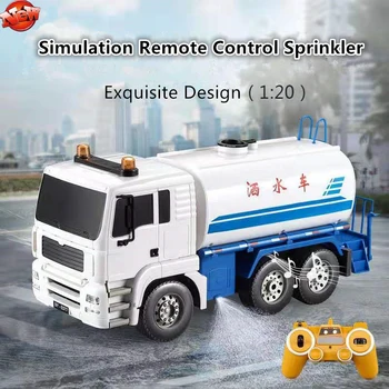 Simülasyon Uzaktan Kumanda Yağmurlama 2.4 G 30 dakika Su Sprey müzikli ışık Model Kamyon Damla Direnci Yağmurlama Ambulans oyuncak arabalar
