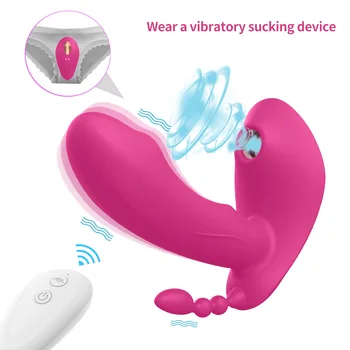3in 1 Emme Vibratör yapay penis Kadın Külot Anal Boncuk Fiş Kadın Mastürbasyon Vibratörler Erotik Seks Oyuncakları Kadınlar İçin Yetişkin 18